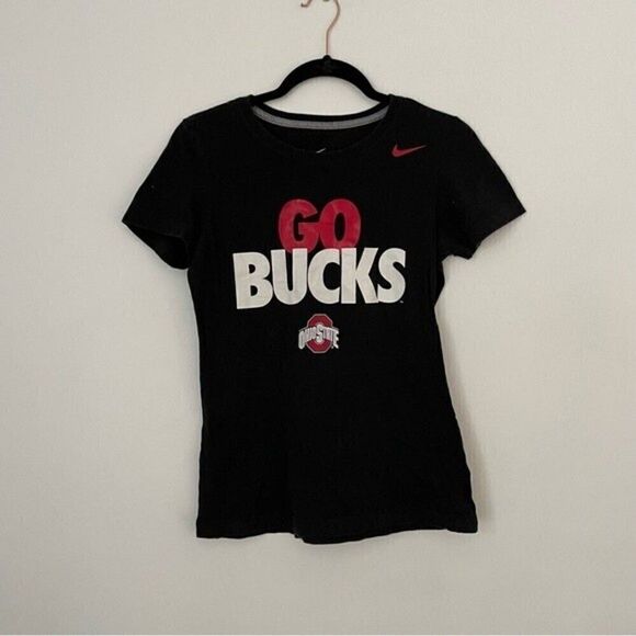 Nike shirt womens Ohio State black dri fit shirt sleeve shirt medium - Picture 2 of 5